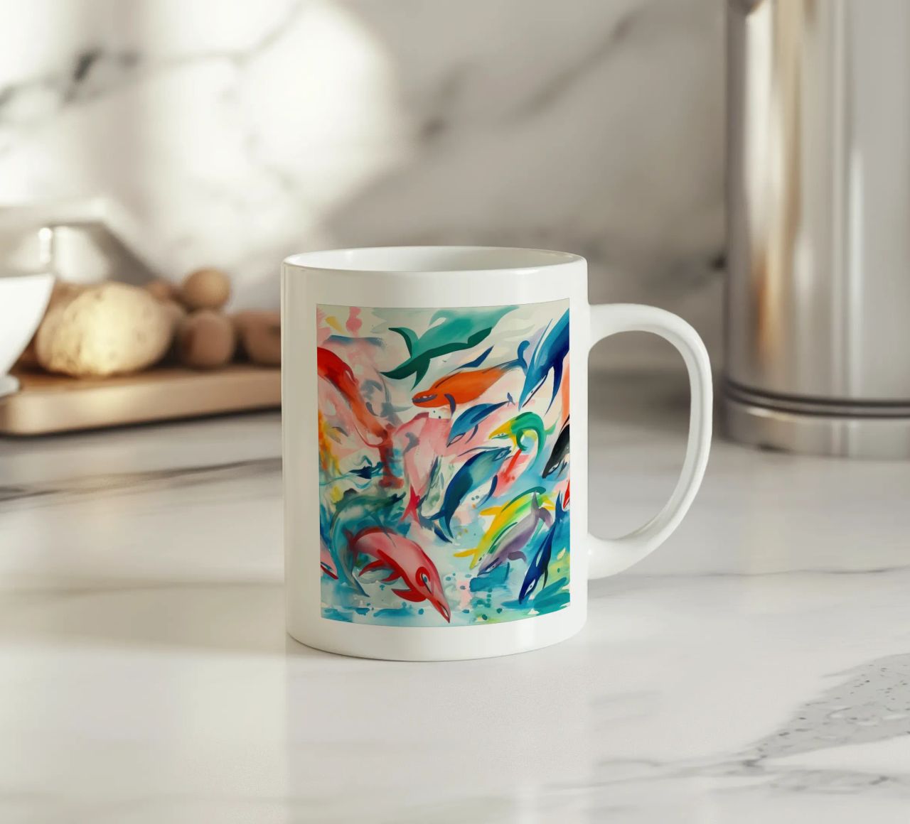 Vita subacquea tazza in ceramica da DaarbyN