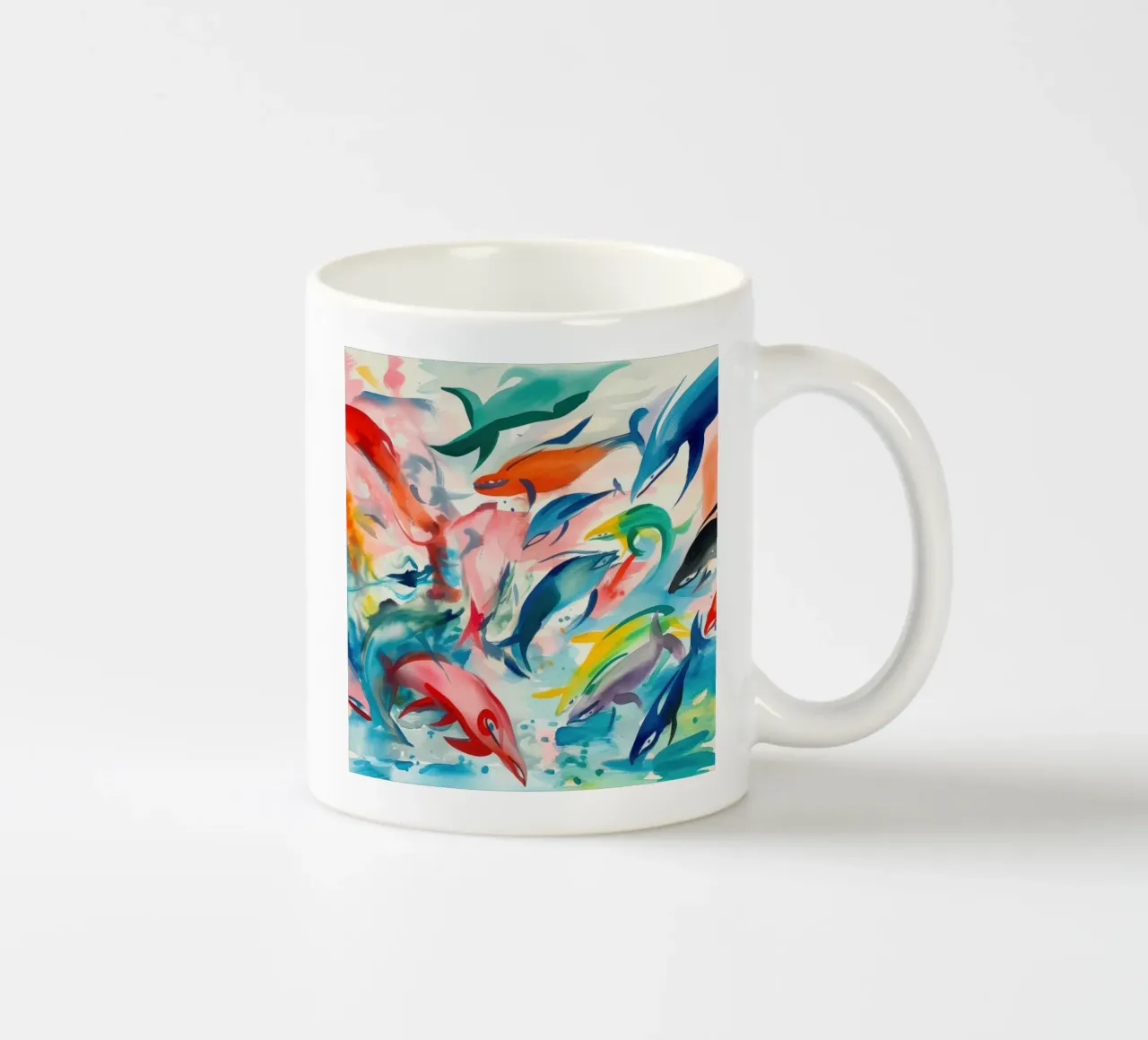 Underwater Life ceramic mug by DaarbyN