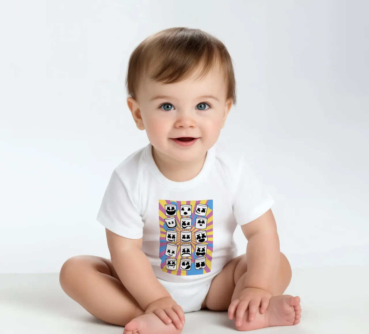 Marscmello Emotions body neonato maniche corte da nabakumov