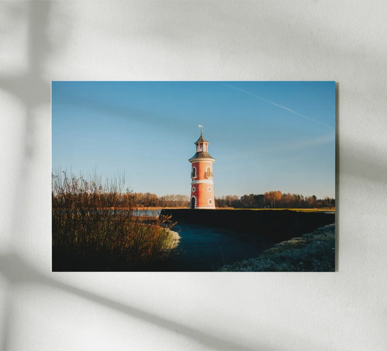 Faro di Moritzburg | Paesaggio autunnale vicino a Dresda plexiglass da Bold and Retro