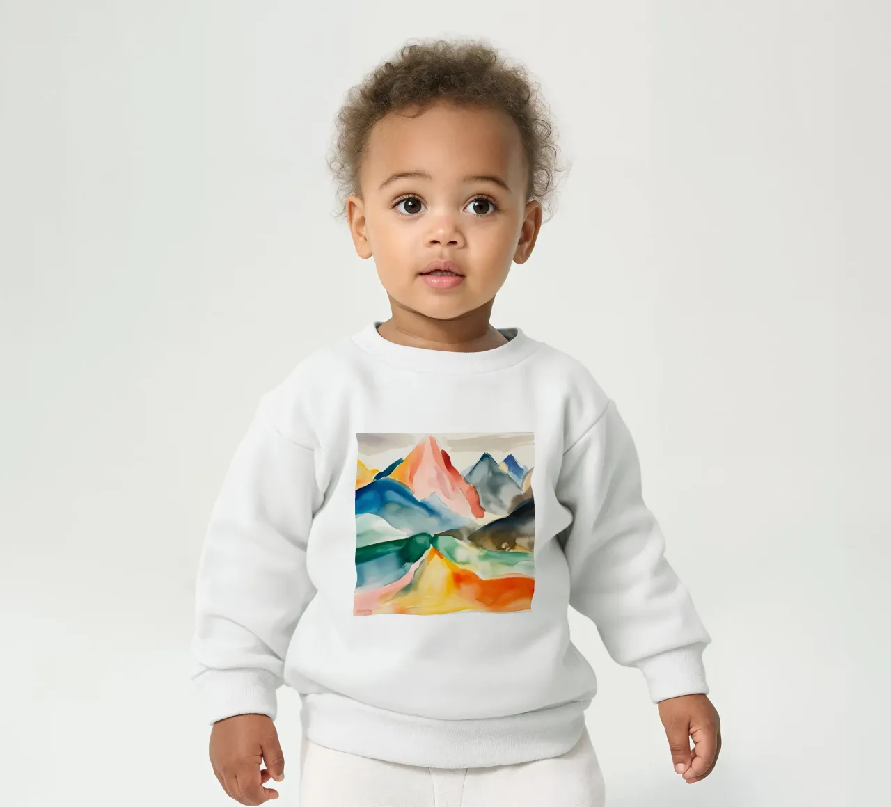 Cime colorate felpa neonato da DaarbyN