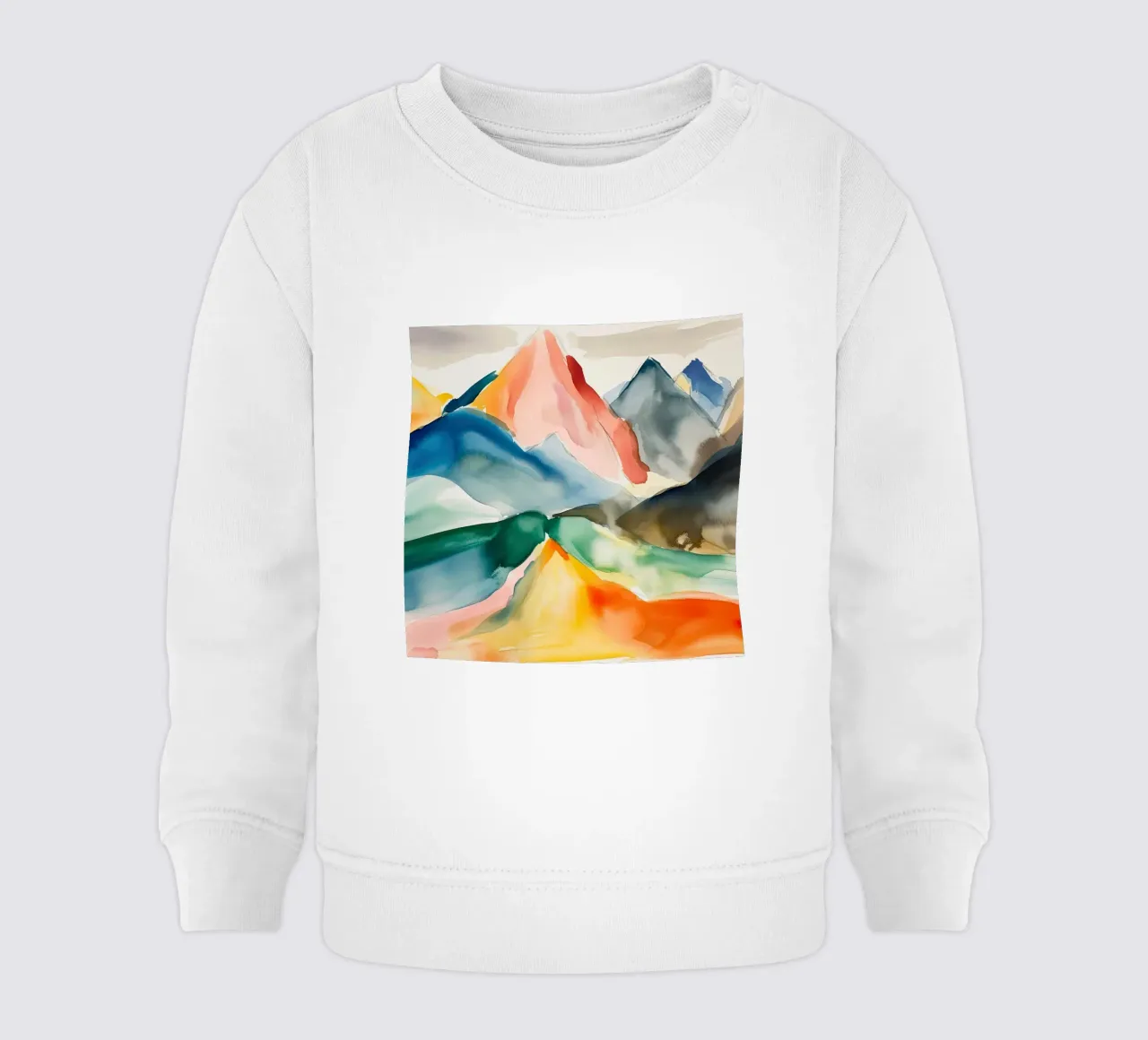 Cime colorate felpa neonato da DaarbyN