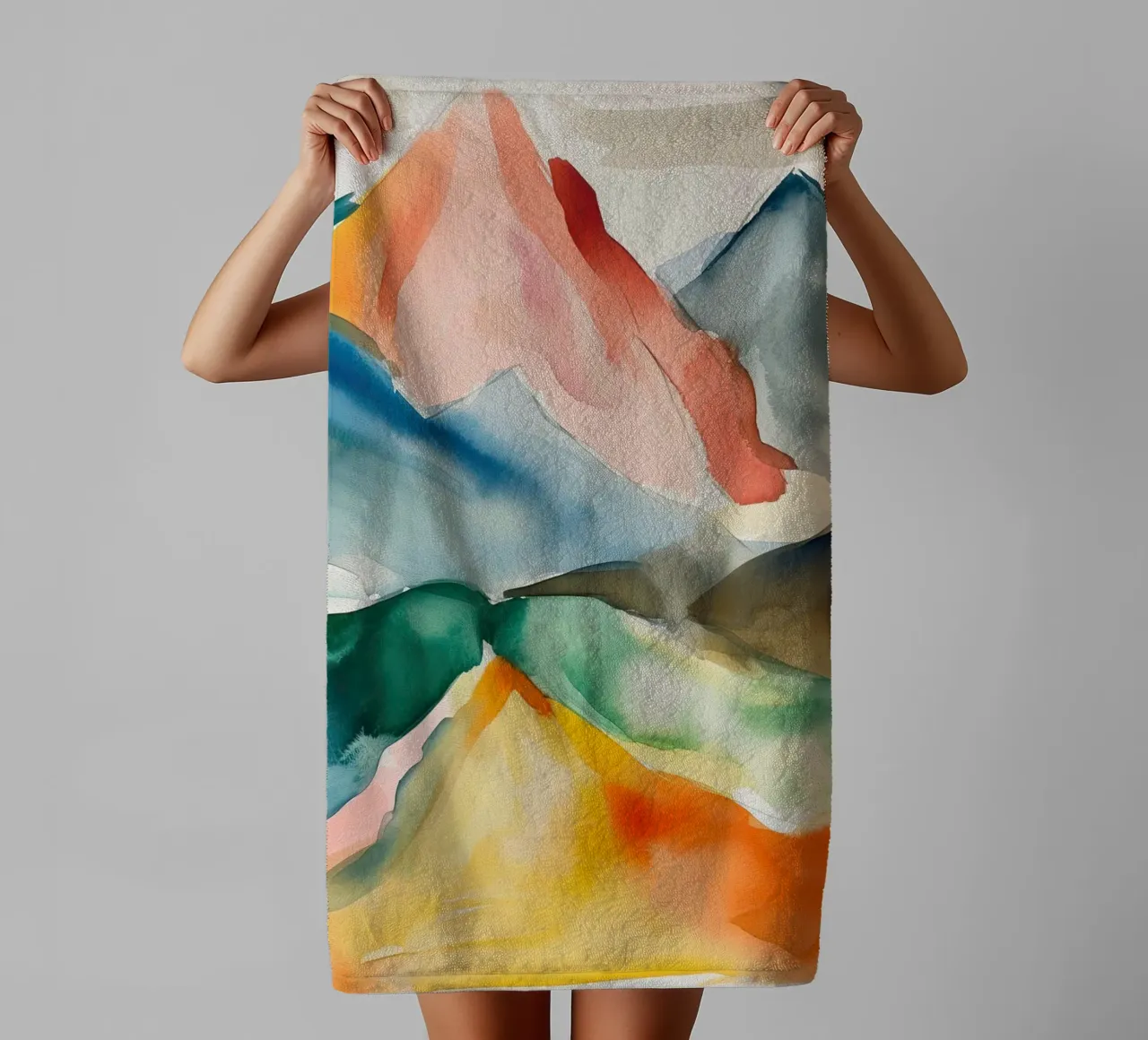 Cime colorate asciugamano da bagno da DaarbyN