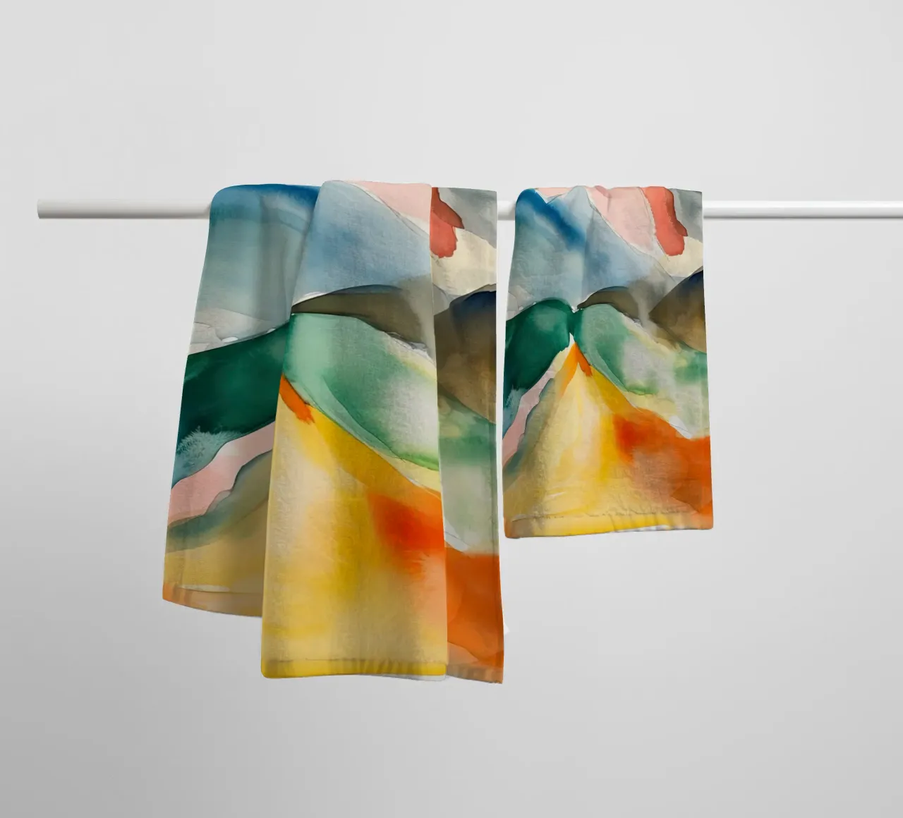 Cime colorate asciugamano da bagno da DaarbyN