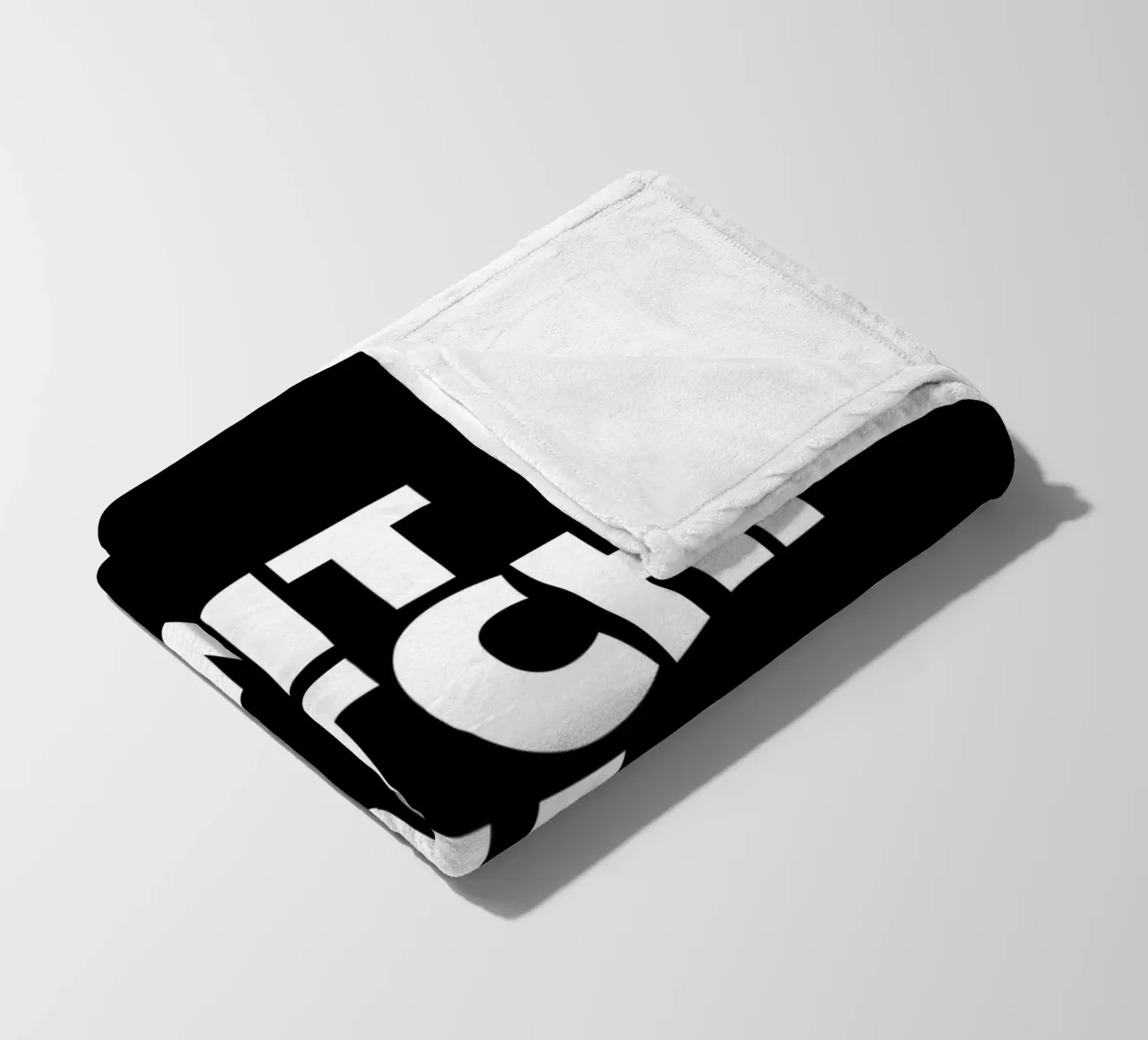 Shit Bitch You Is Fine Typography Design coperta in pile da THE MOTIVATED TYPE