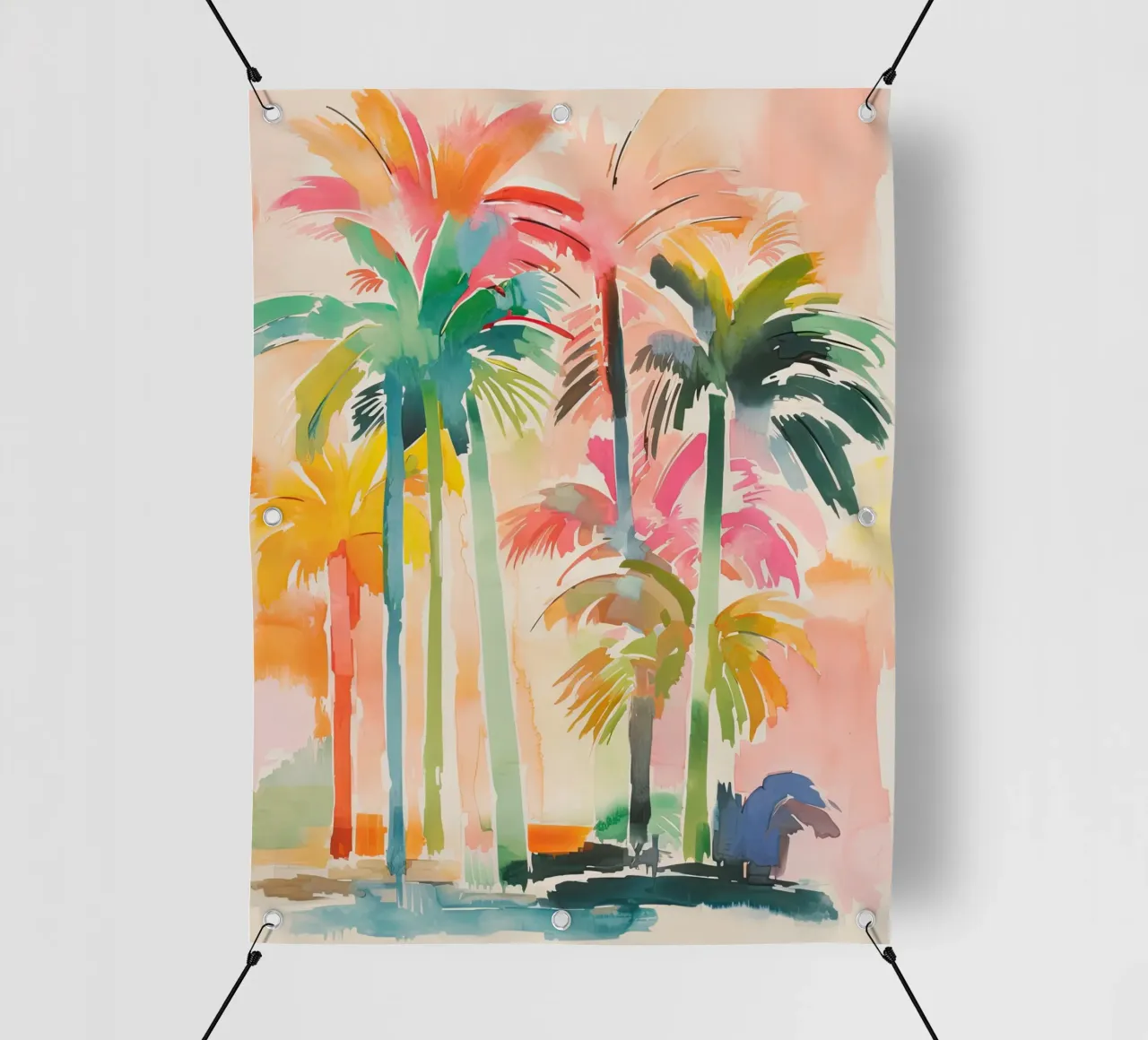 Paradiso delle palme telo in pvc da DaarbyN