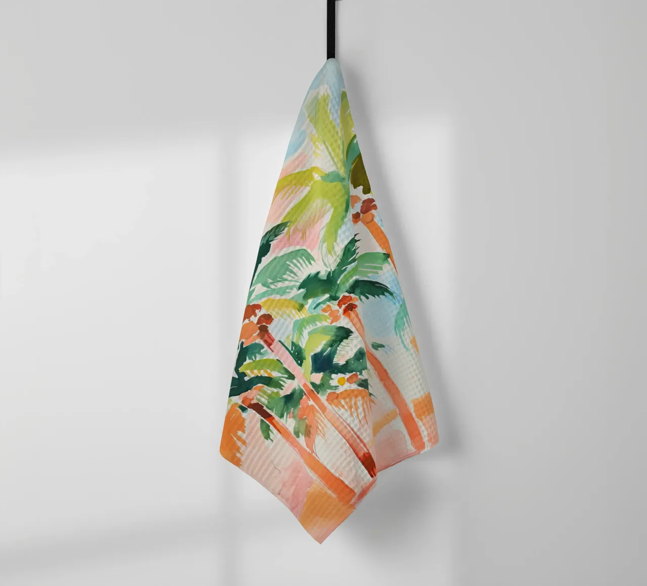 Tropical Oasis tea towel by DaarbyN