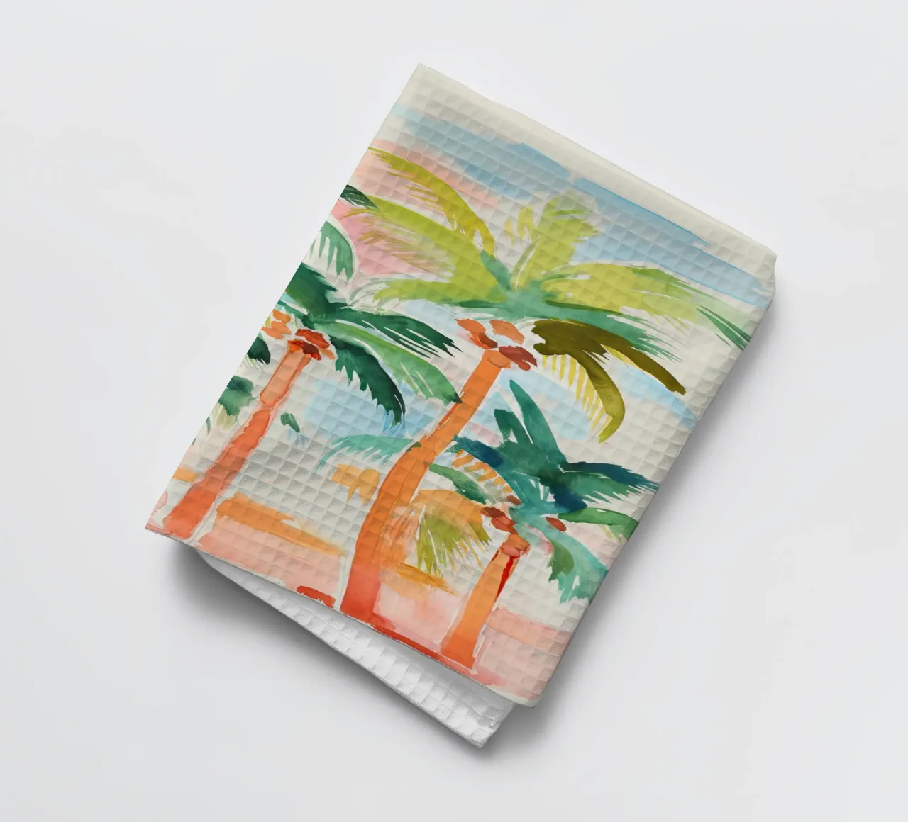 Tropical Oasis tea towel by DaarbyN