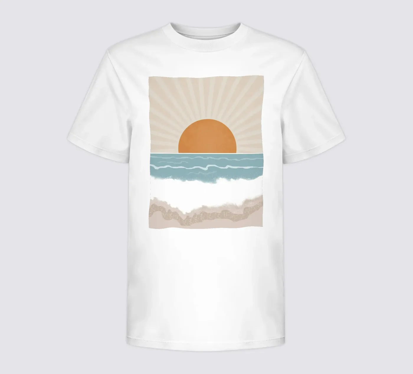 Kust kinder t-shirt van Urban Art Draw