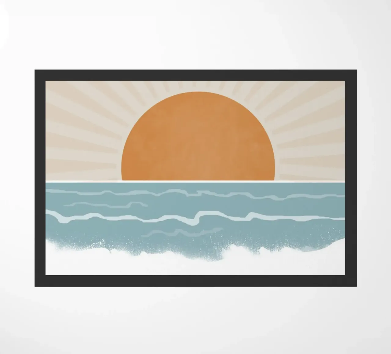 Kust deurmat van Urban Art Draw