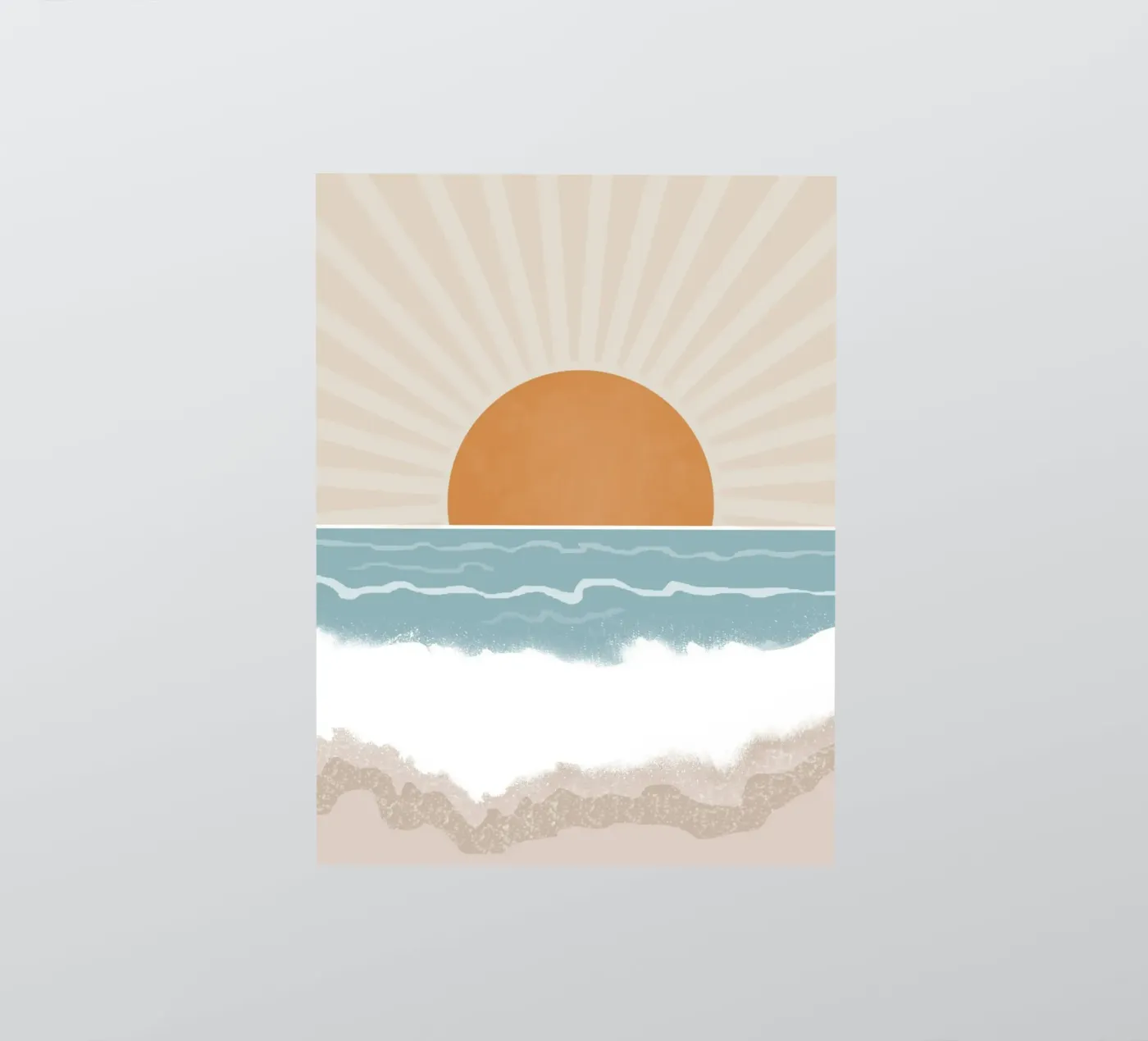 Küste Sticker von Urban Art Draw