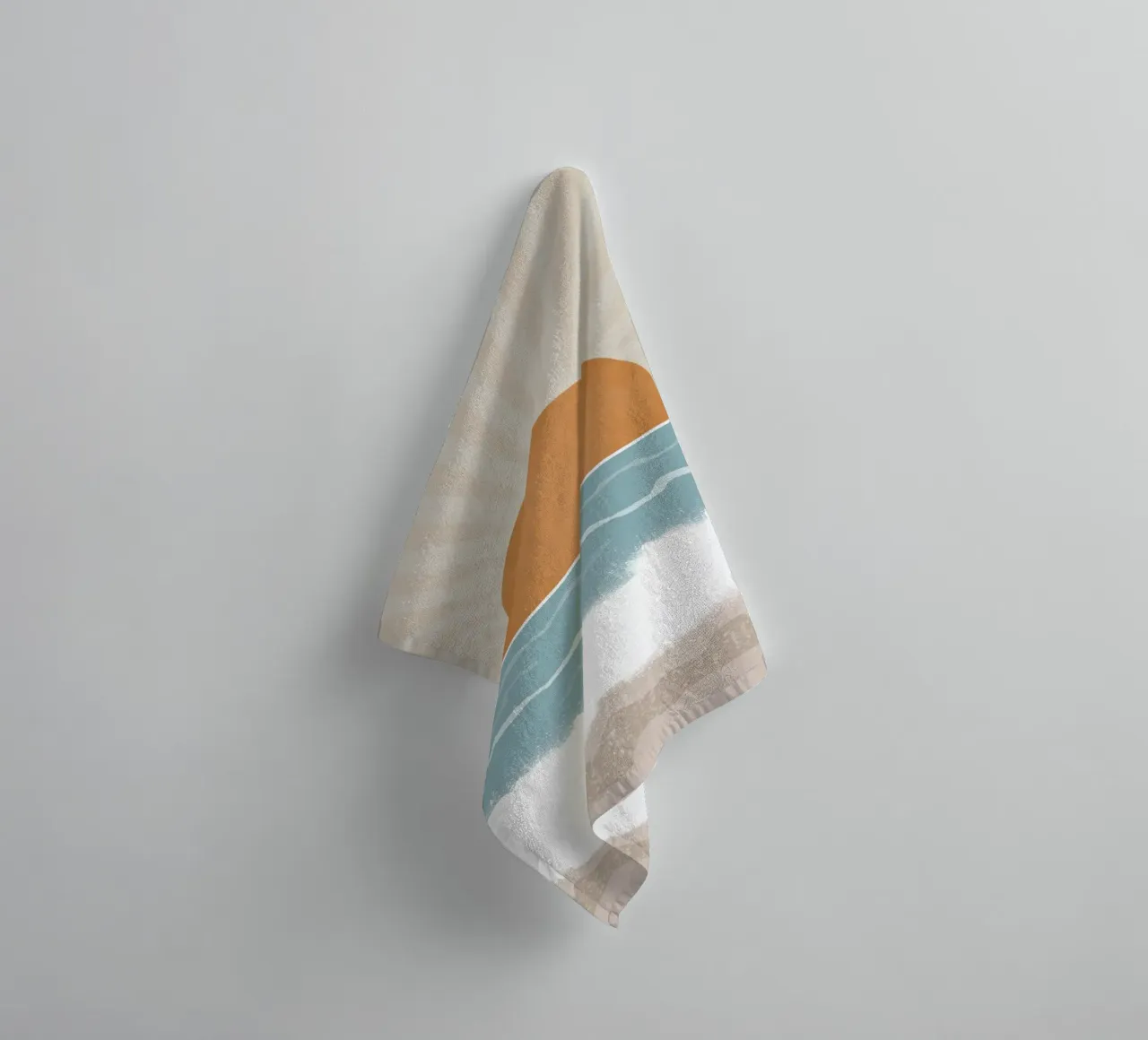Kust badhanddoek van Urban Art Draw