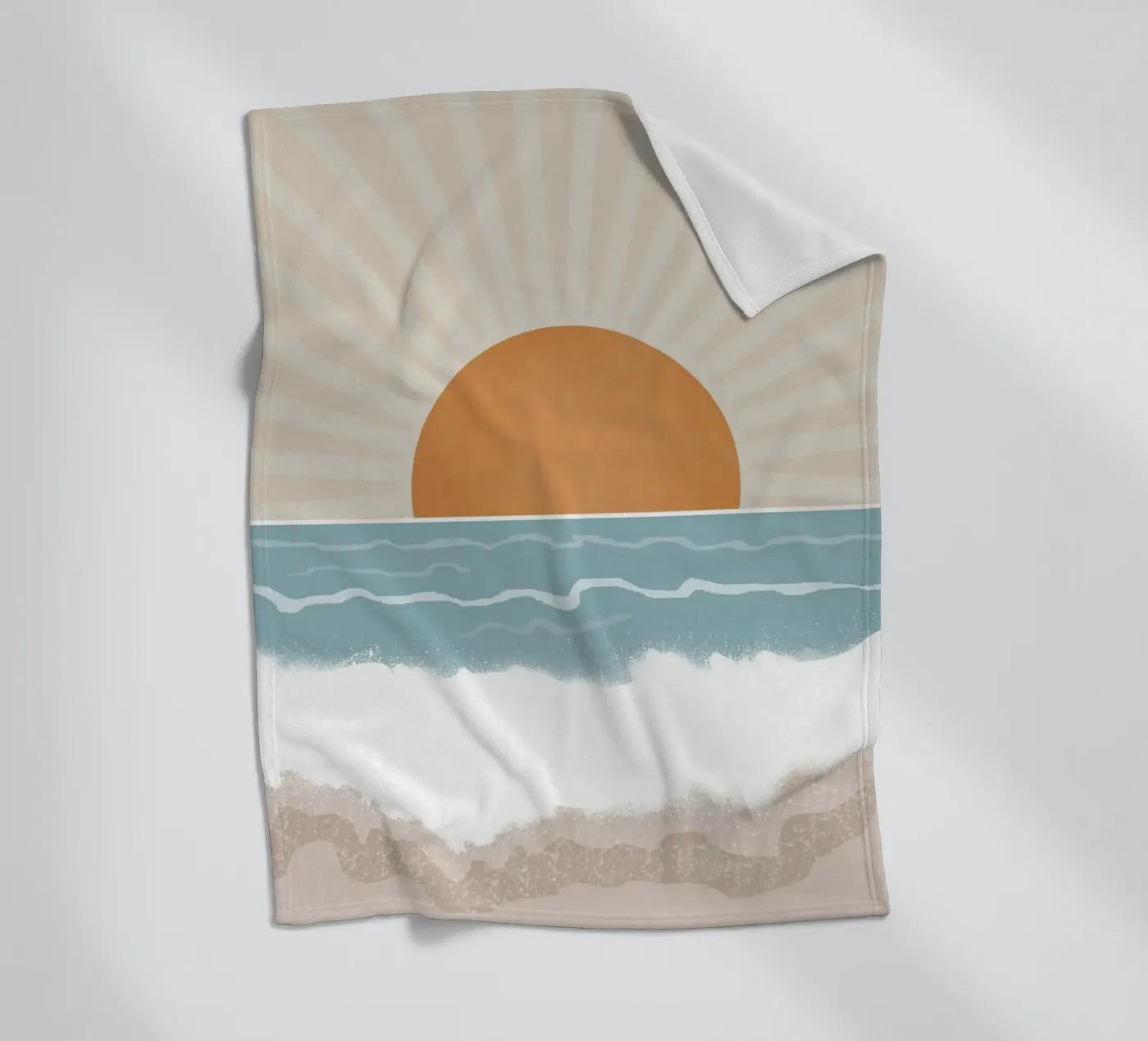 Kust fleecedeken van Urban Art Draw