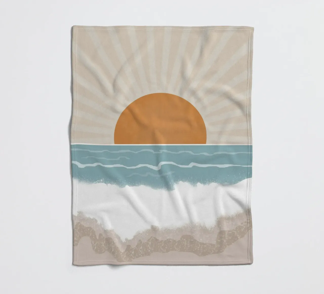 Kust fleecedeken van Urban Art Draw