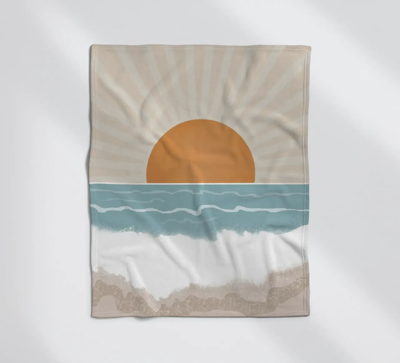 Kust fleecedeken van Urban Art Draw