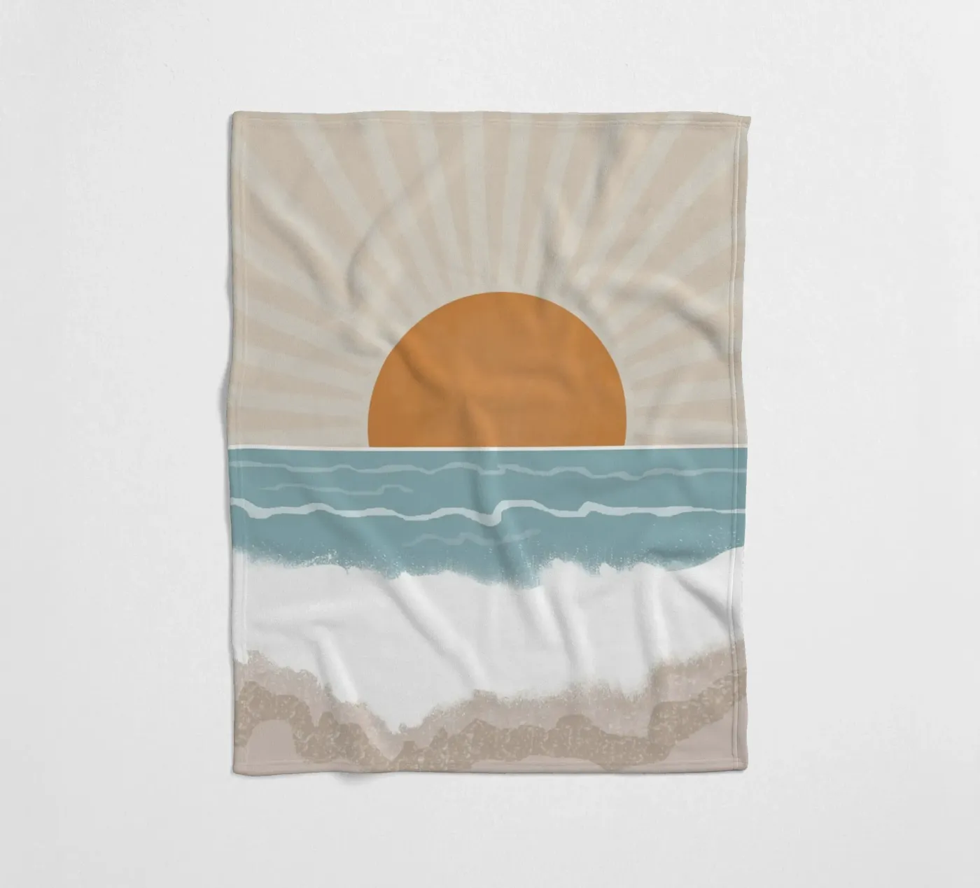 Kust fleecedeken van Urban Art Draw