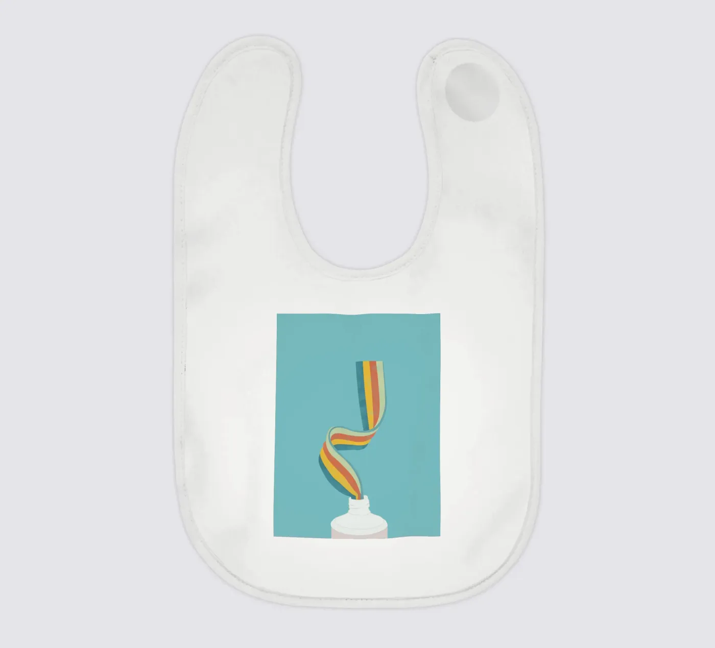 Regenbogen Babylätzchen von Urban Art Draw