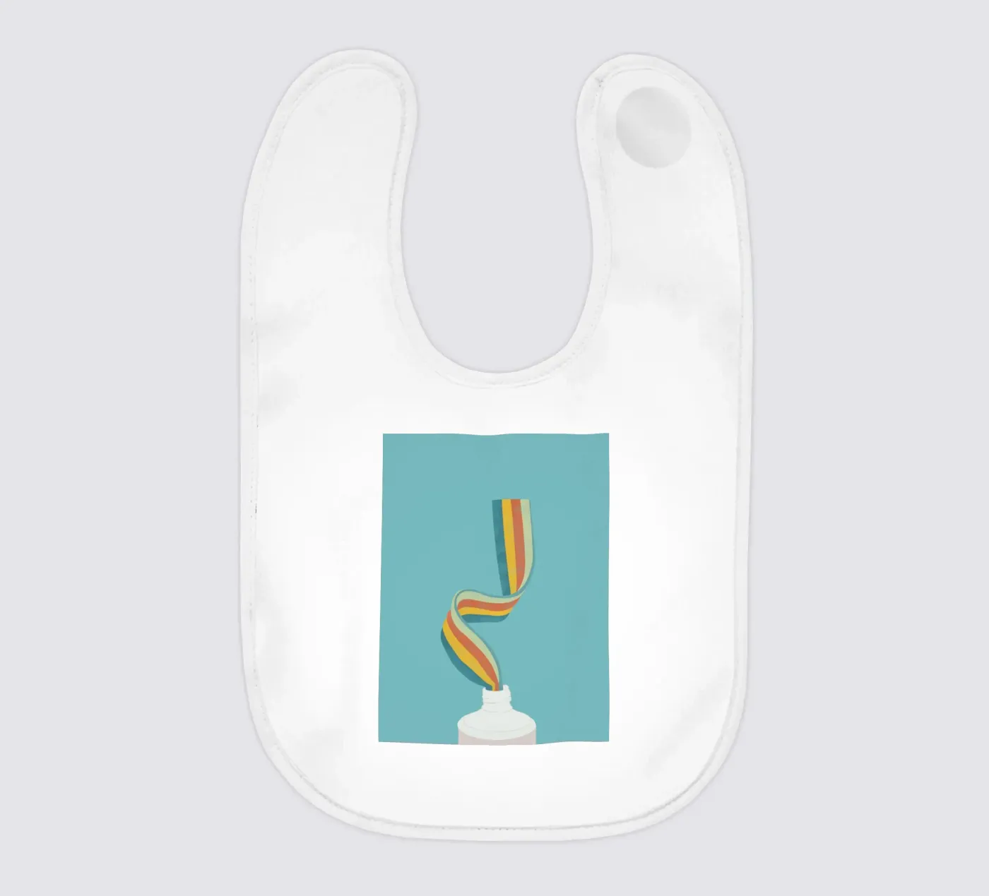 Regenbogen Babylätzchen von Urban Art Draw