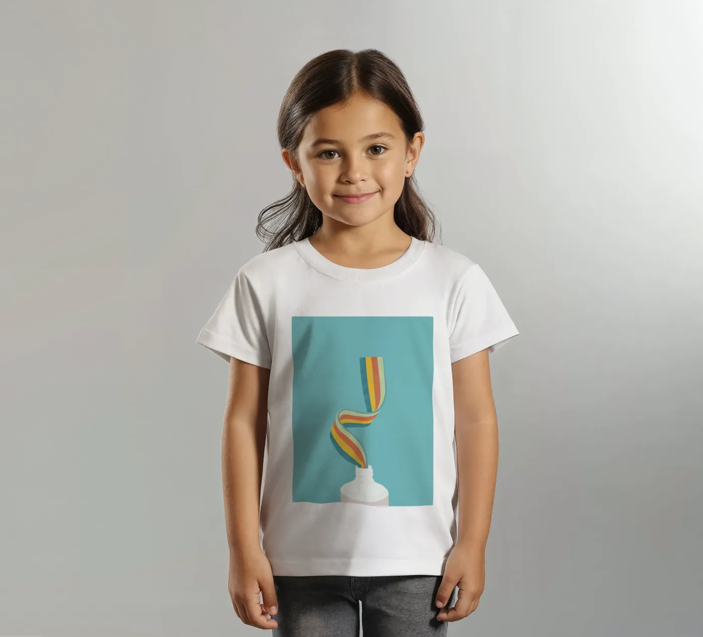 Arcobaleno t-shirt bambini da Urban Art Draw