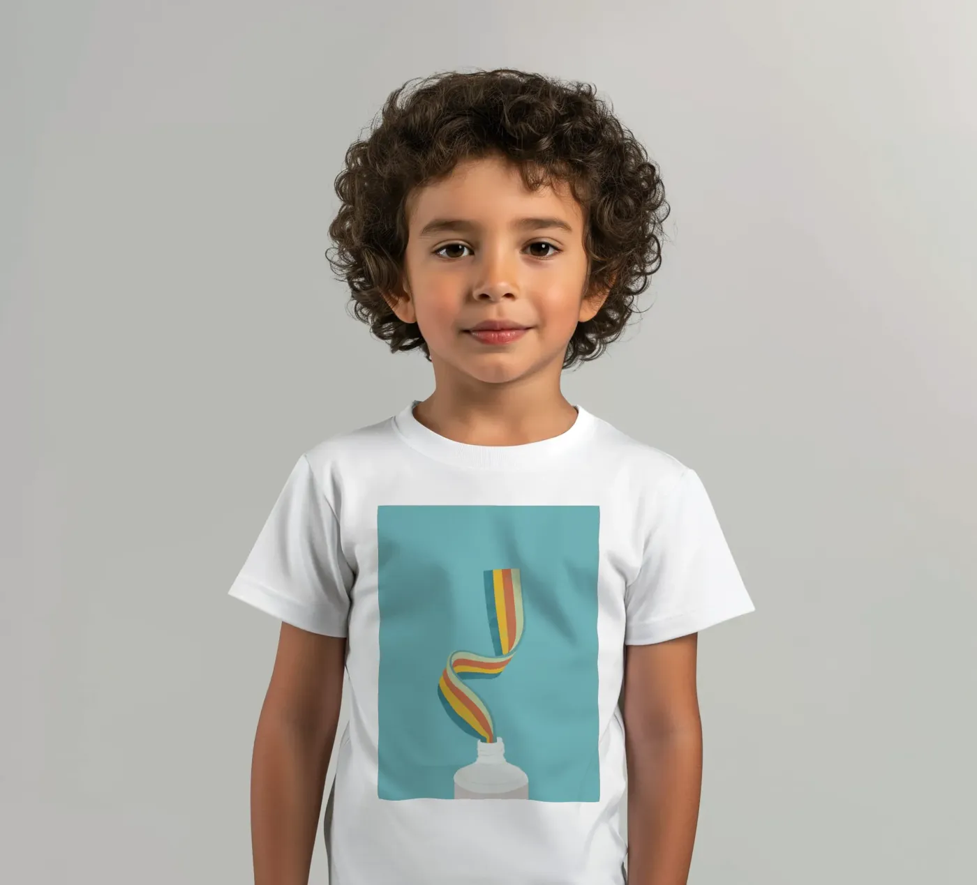 Arcobaleno t-shirt bambini da Urban Art Draw