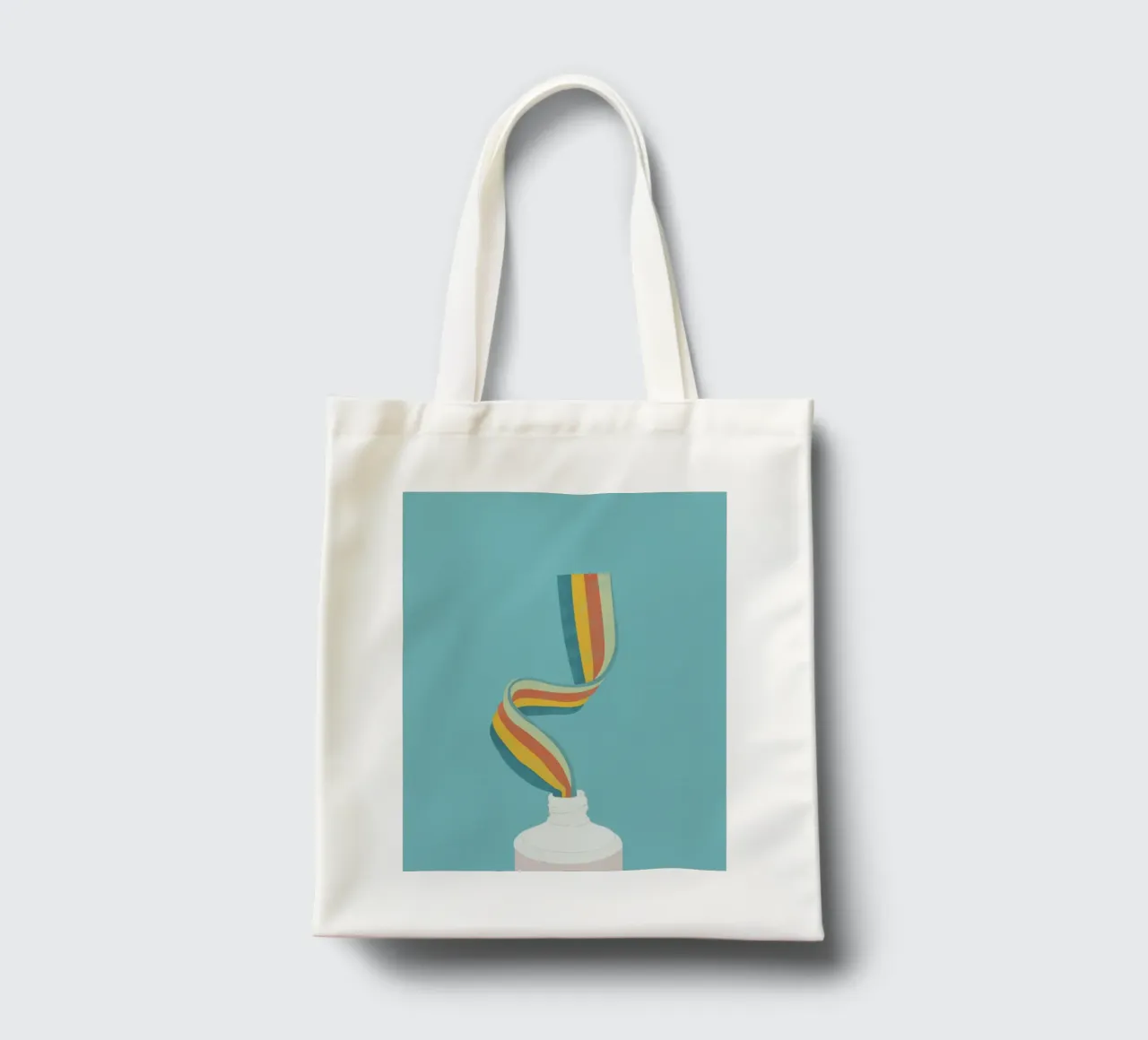 Arcobaleno borsa in juta da Urban Art Draw