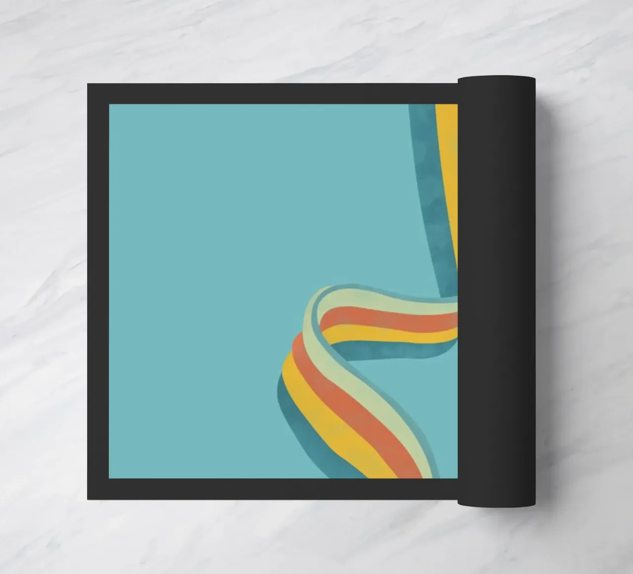 Rainbow doormat by Urban Art Draw