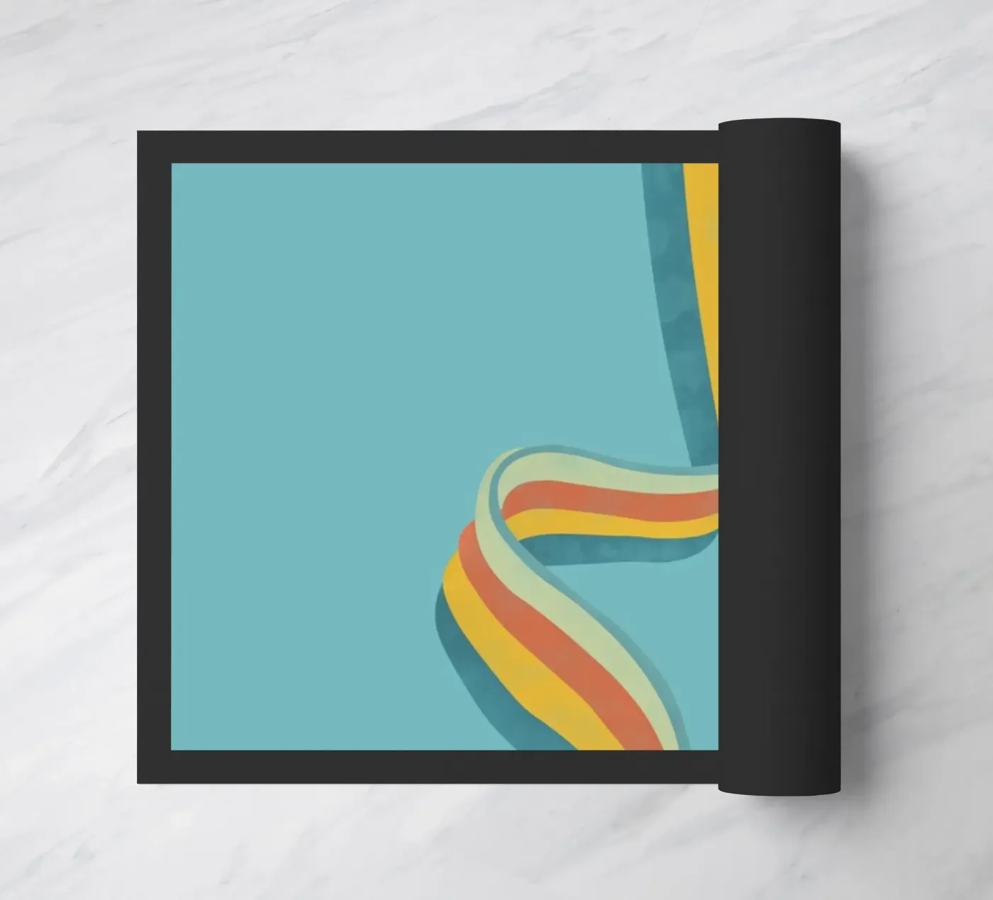 Rainbow deurmat van Urban Art Draw