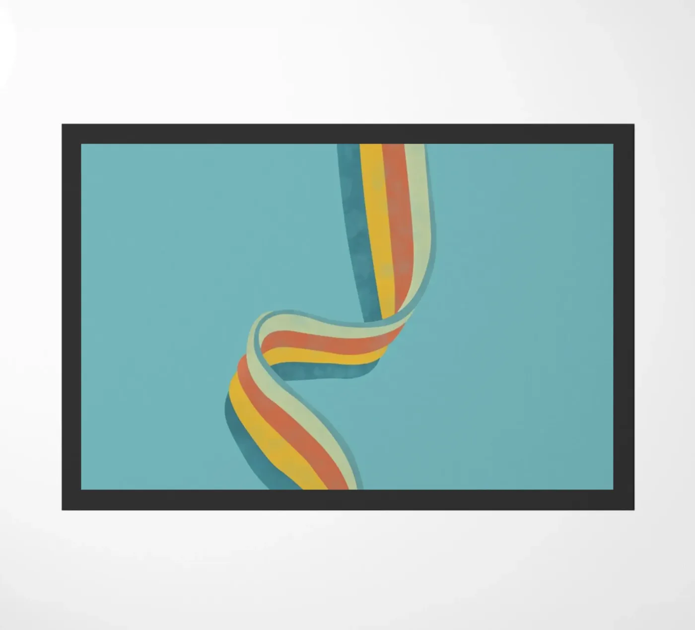 Rainbow deurmat van Urban Art Draw