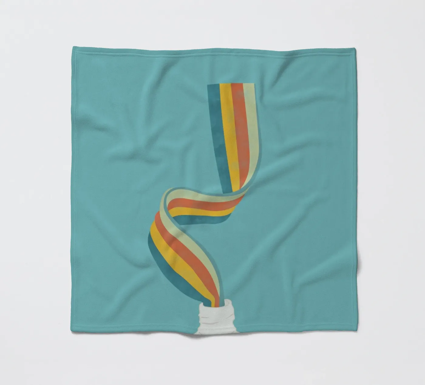 Regenbogen Fleecedecke von Urban Art Draw