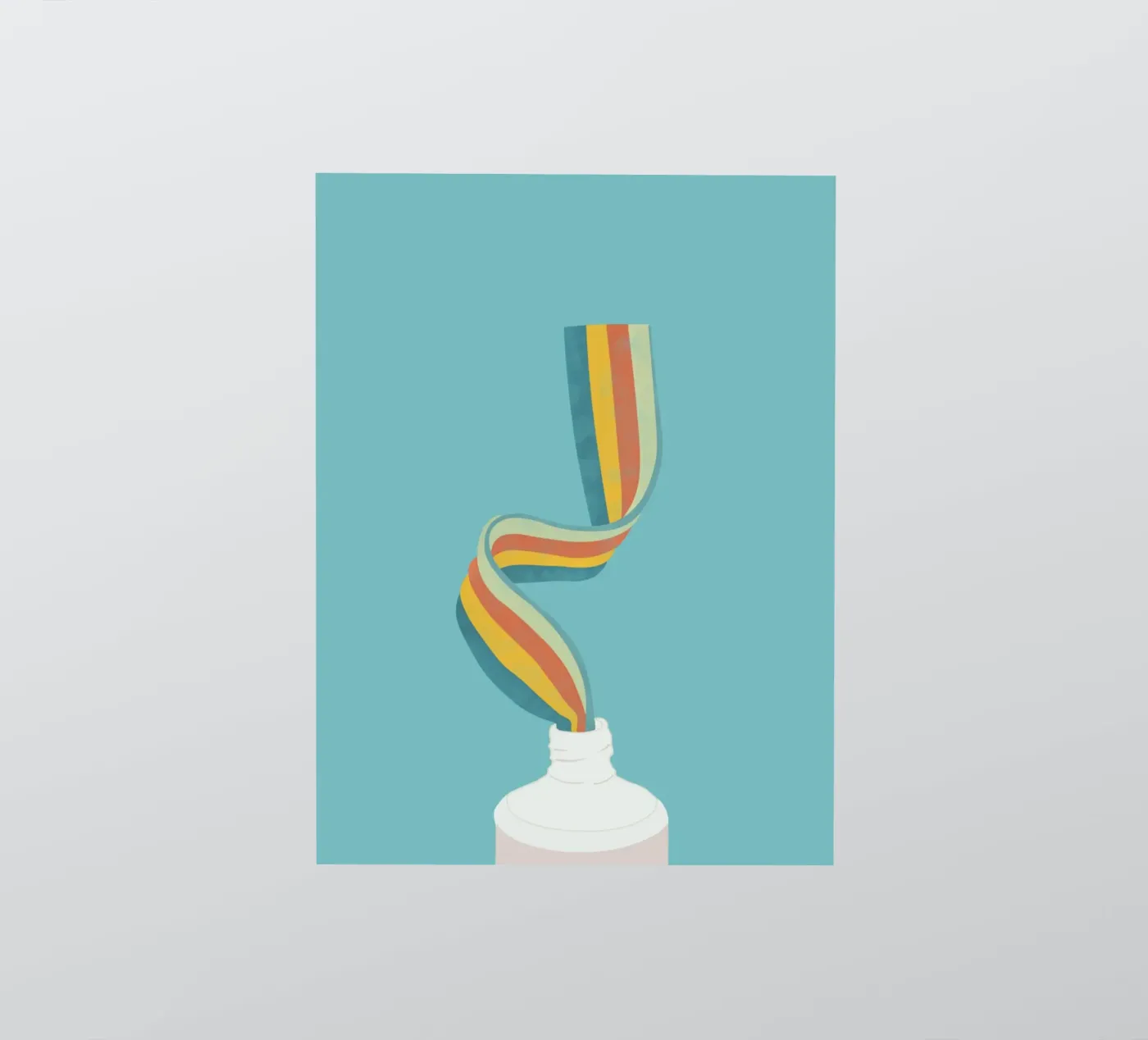 Rainbow sticker by Urban Art Draw