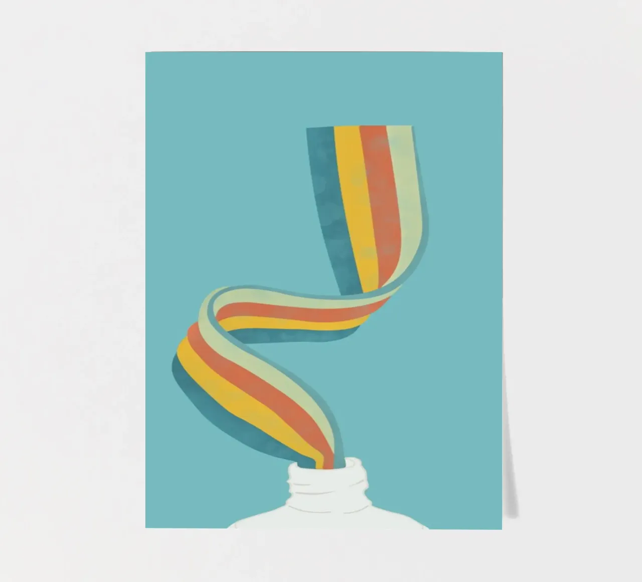 Rainbow sticker sheet by Urban Art Draw