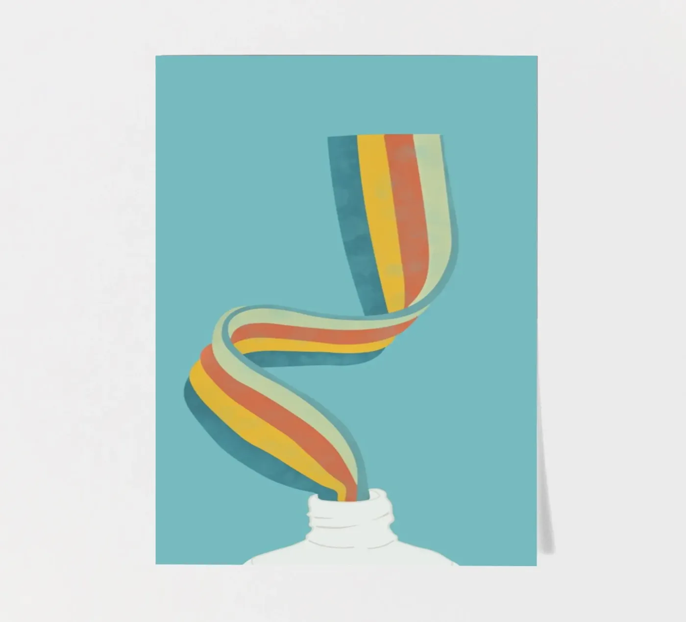 Rainbow sticker sheet by Urban Art Draw