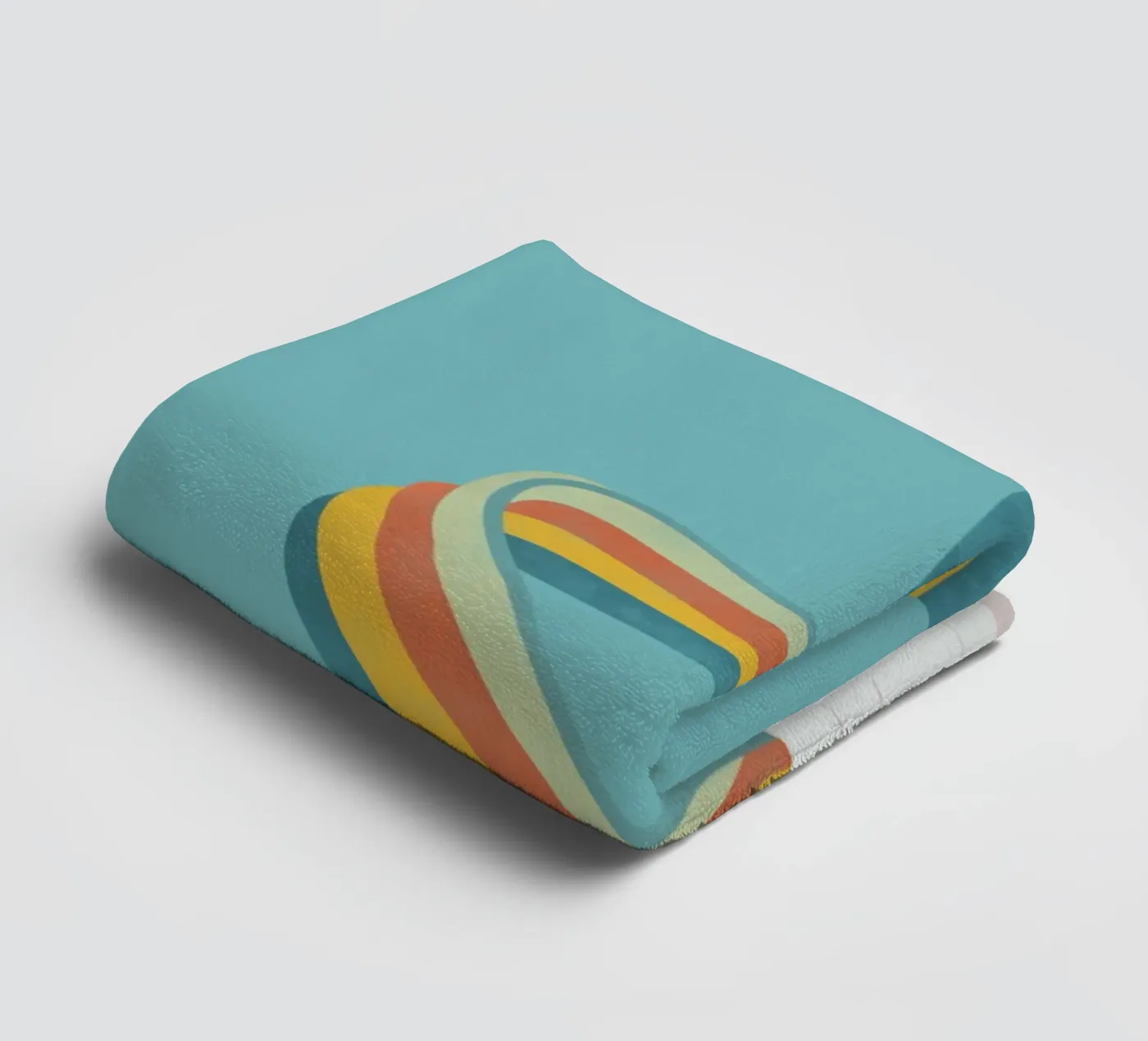 Rainbow towel by Urban Art Draw