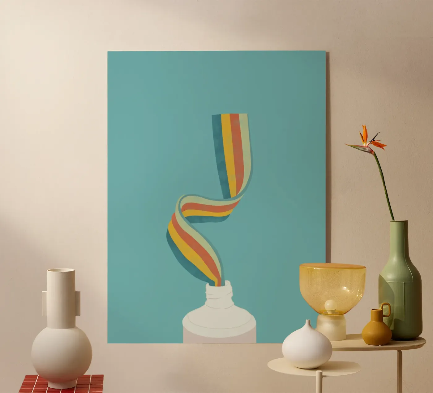 Regenbogen Acryl-Glas von Urban Art Draw