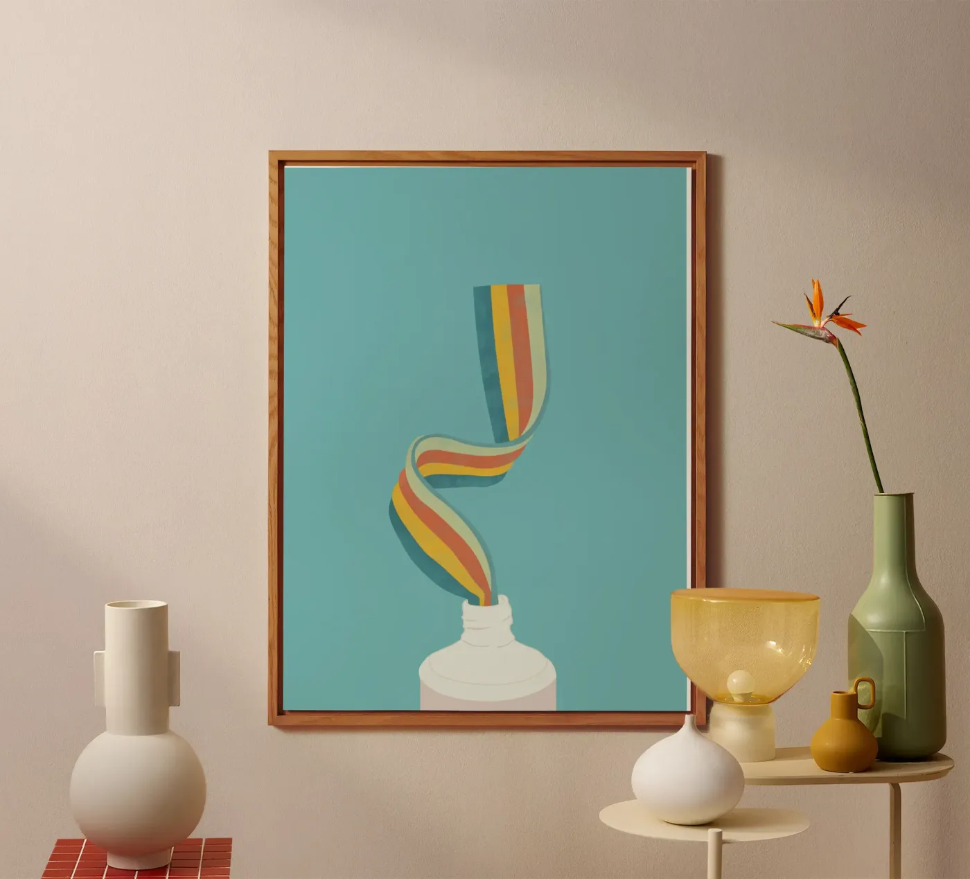 Regenbogen Forex-Platte von Urban Art Draw