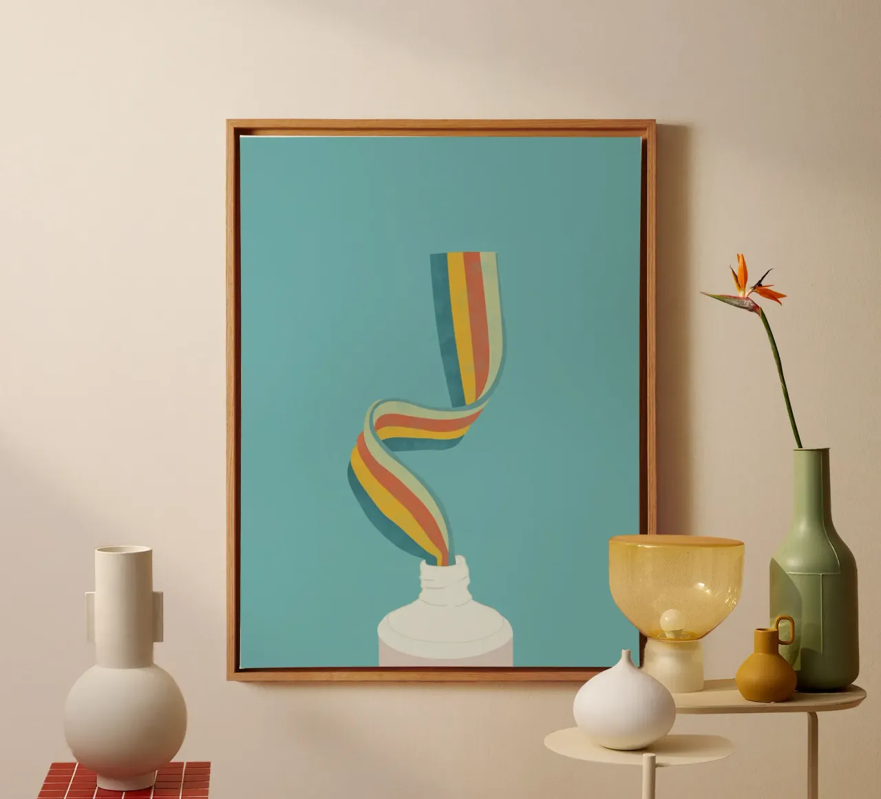 Arcobaleno tela da Urban Art Draw