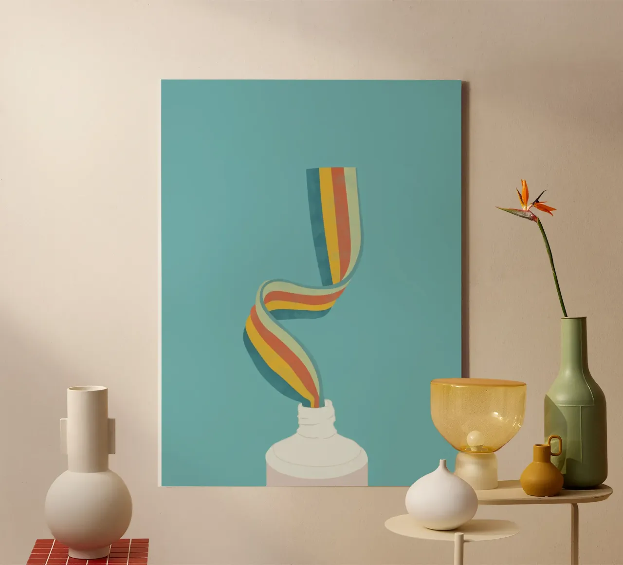 Arcobaleno tela da Urban Art Draw