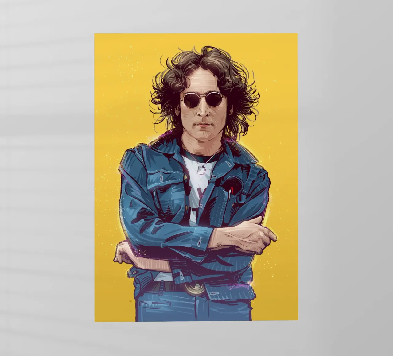 John Lennon pellicola backlit da nabakumov