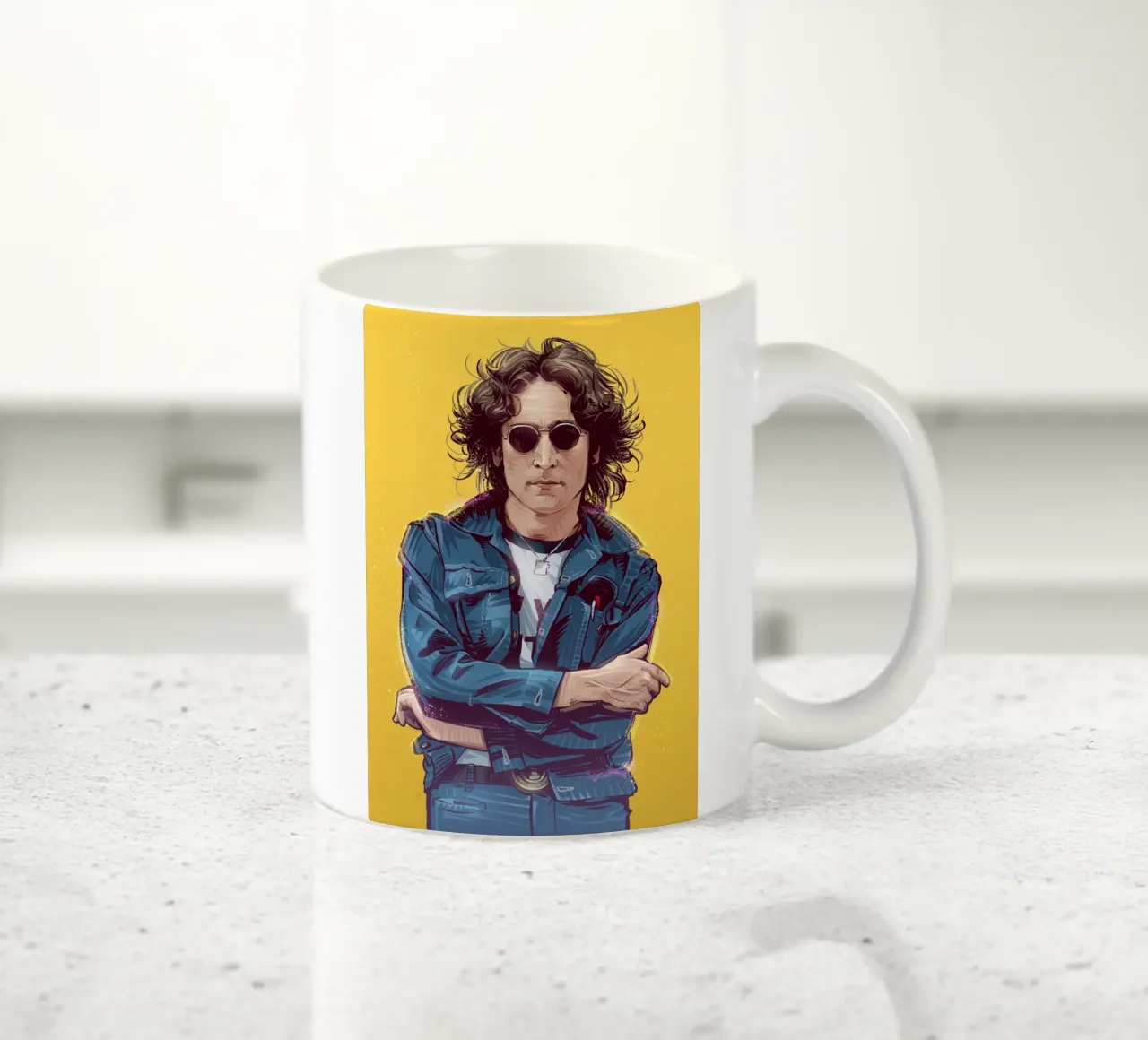 John Lennon tazza in ceramica da nabakumov
