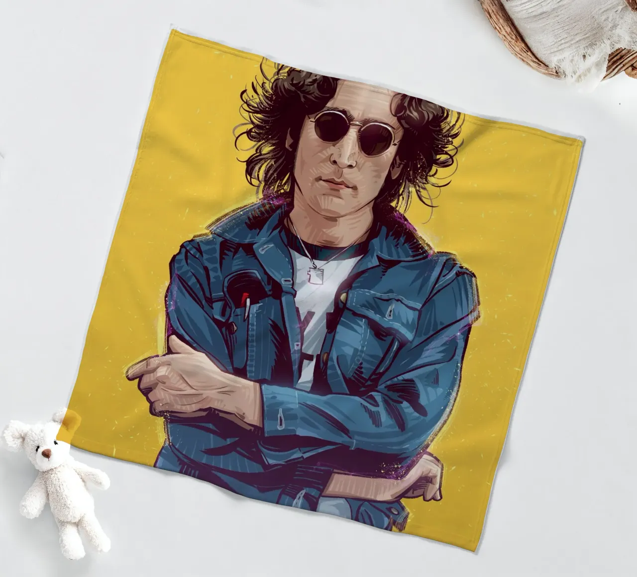John Lennon coperta in pile da nabakumov
