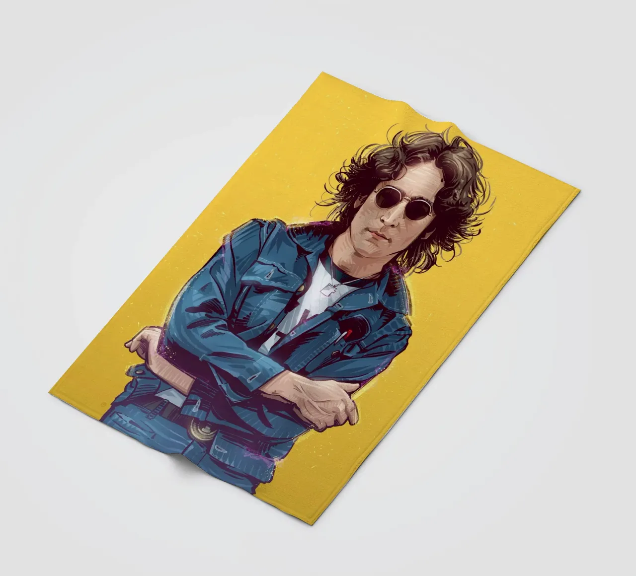 John Lennon coperta in pile da nabakumov