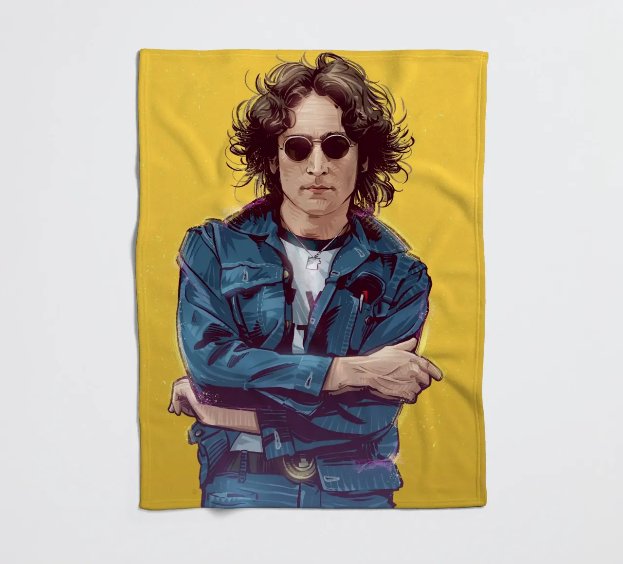 John Lennon coperta in pile da nabakumov