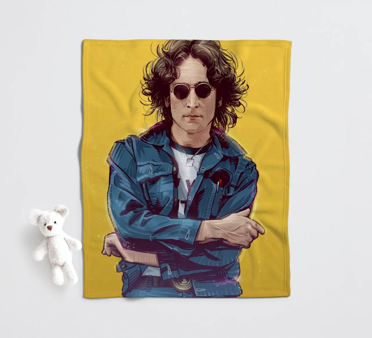 John Lennon coperta in pile da nabakumov