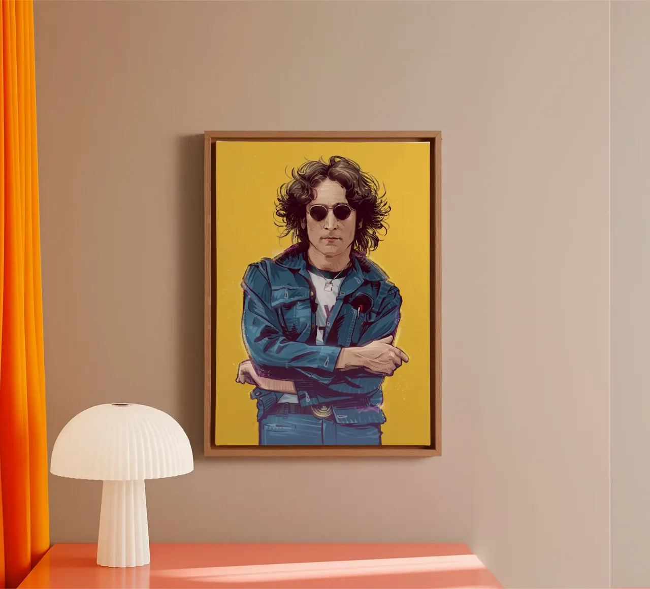 John Lennon canvas by nabakumov