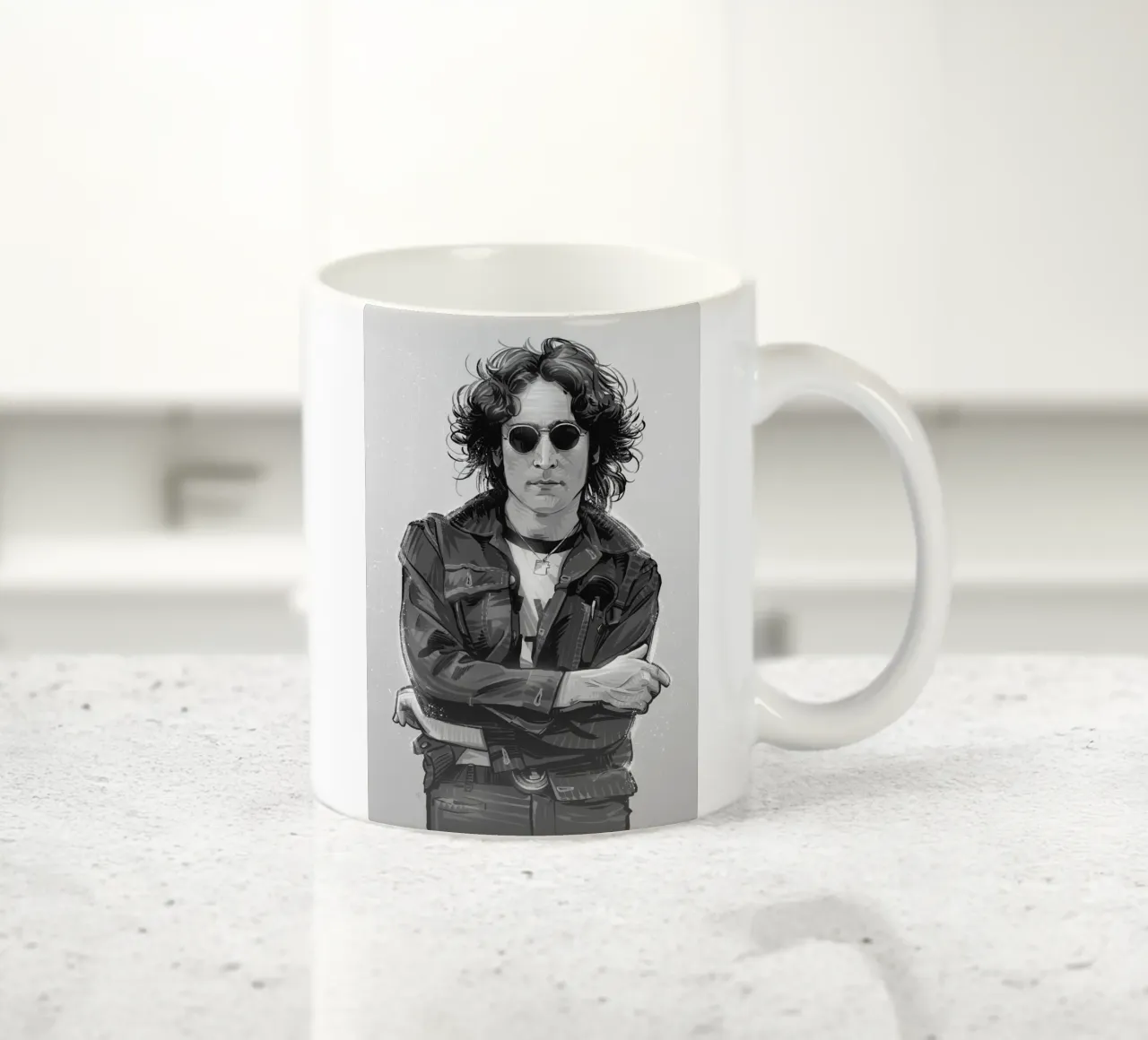 John Lennon tazza in ceramica da nabakumov