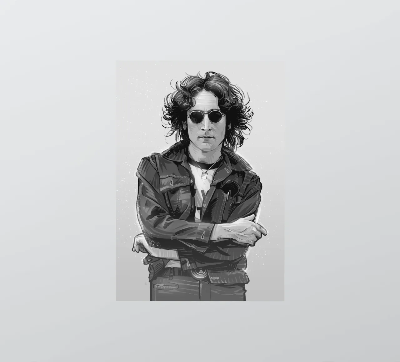 John Lennon Sticker von nabakumov