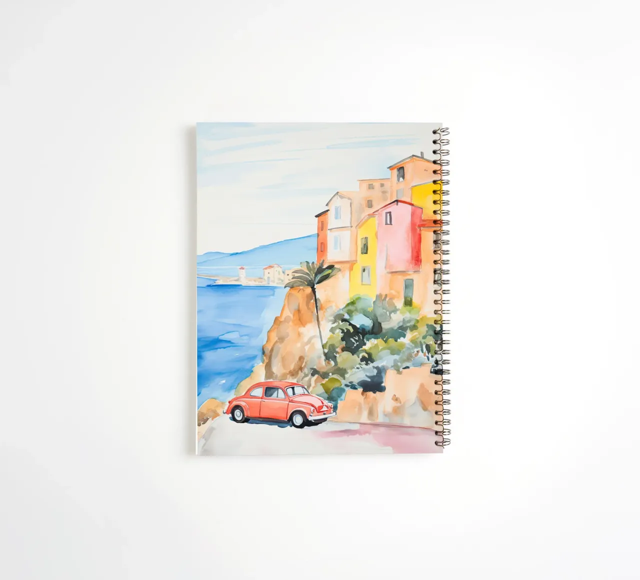 Seaside Journey spiral notebook by DaarbyN