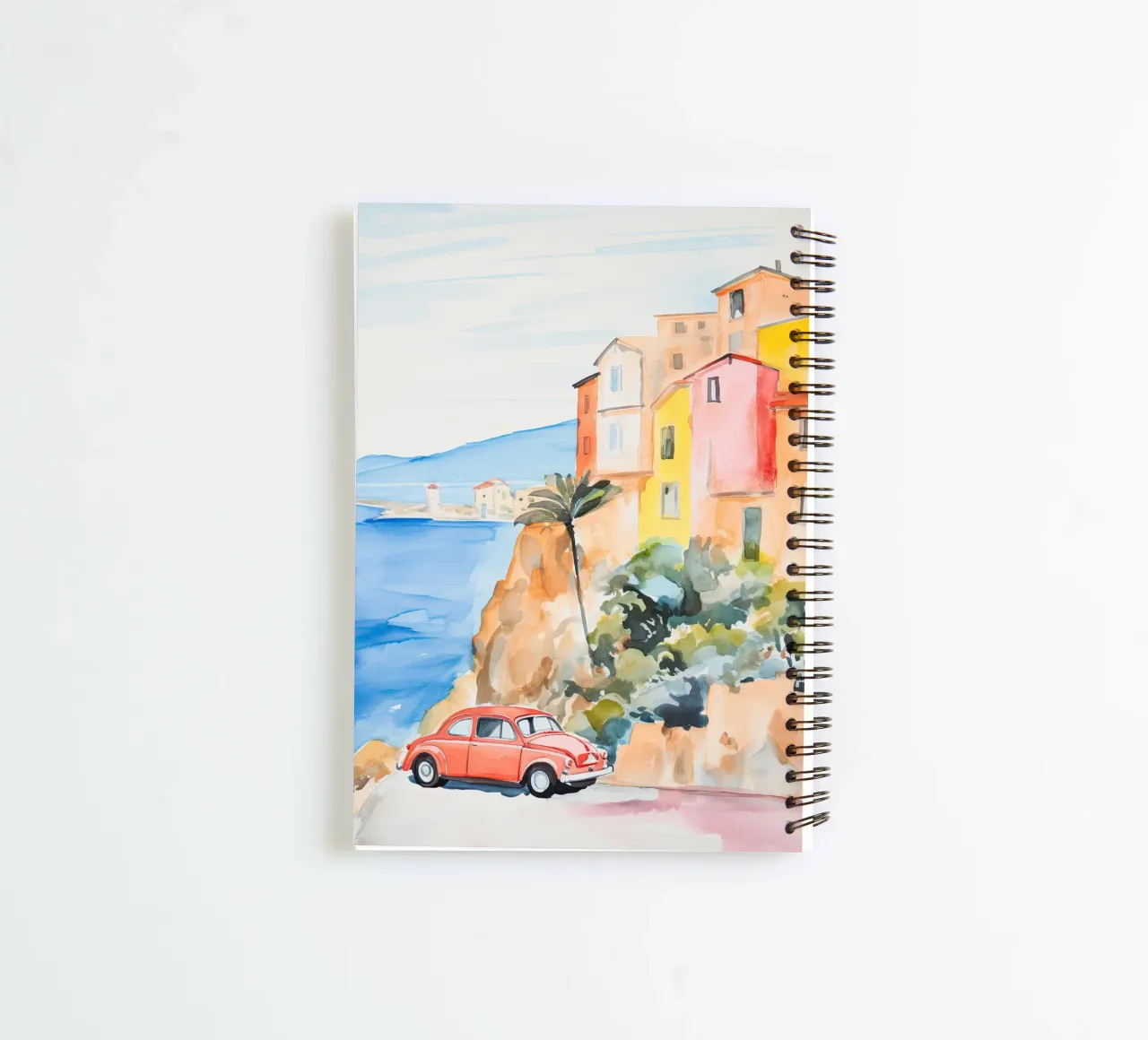Seaside Journey spiral notebook by DaarbyN