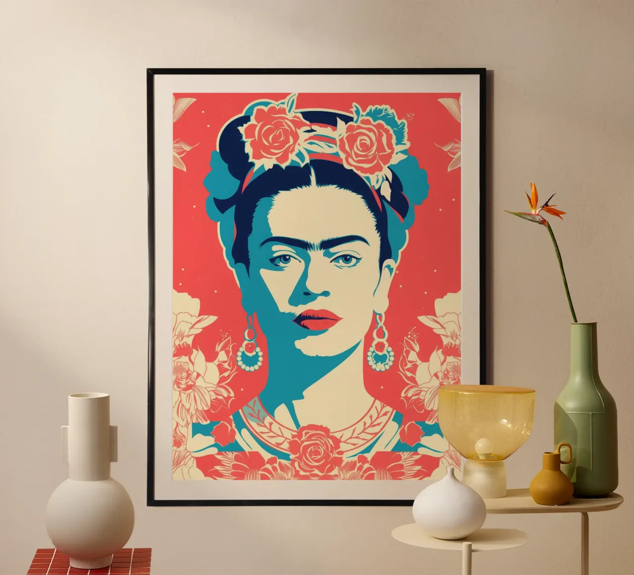 Frida Kahlo | Vintage Retro Print carta hahnemühle da Autofocus