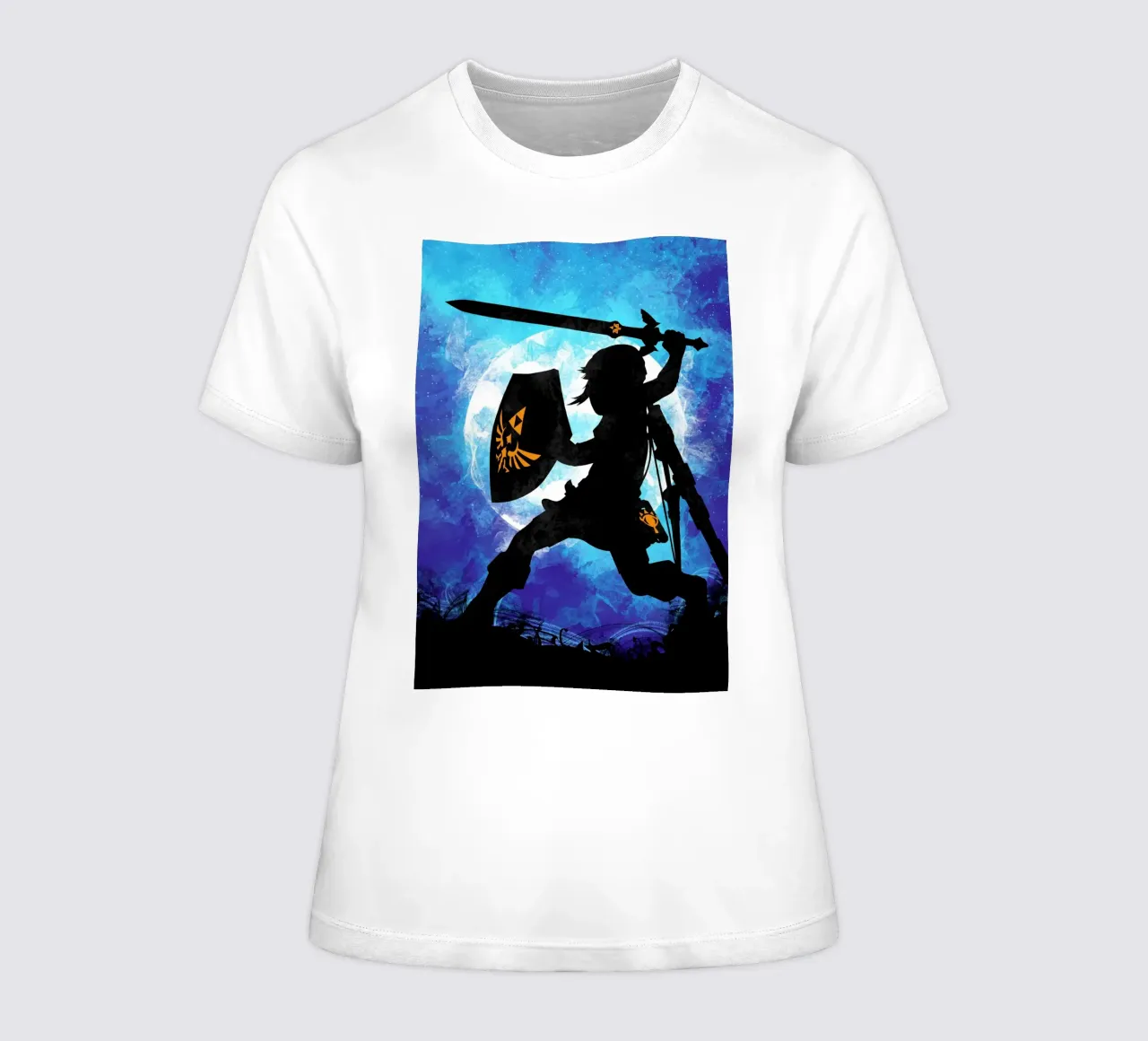 Link women's fitted t-shirt by nabakumov